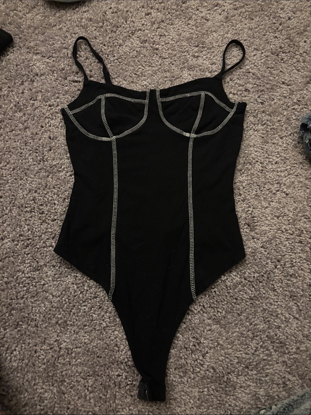 Black corset Bodysuit